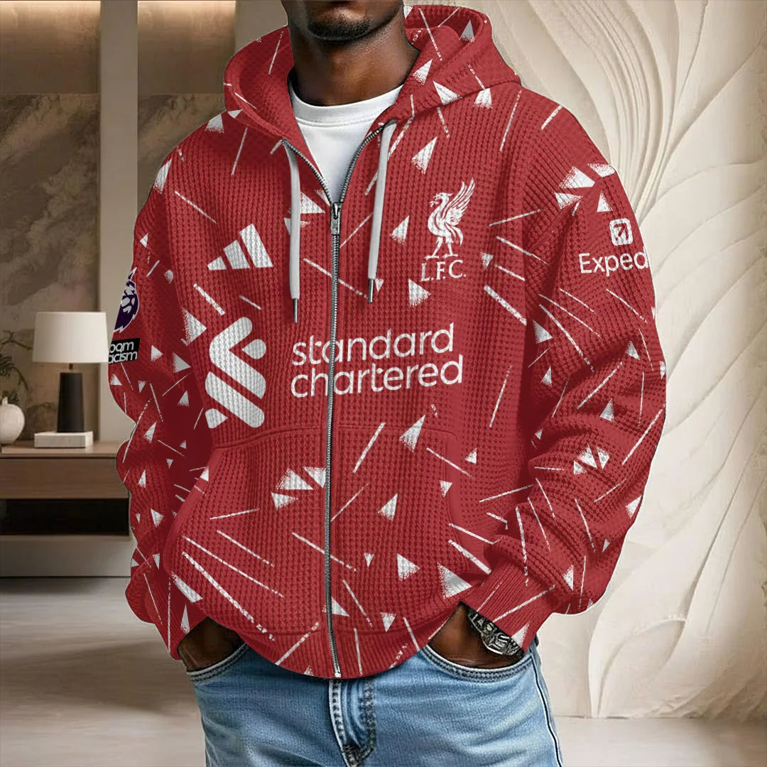 Liverpool FC 3D Unisex Waffle Hoodie – TANTN25642