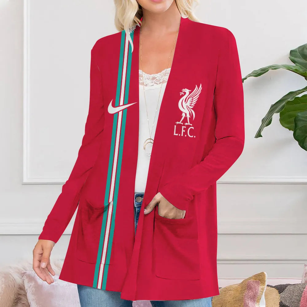Liverpool FC Women's Patch Pocket Cardigan – HOATT 4371