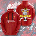 Liverpool FC 2024/25 Premier League Champions 3D Apparel – HOATT 10116