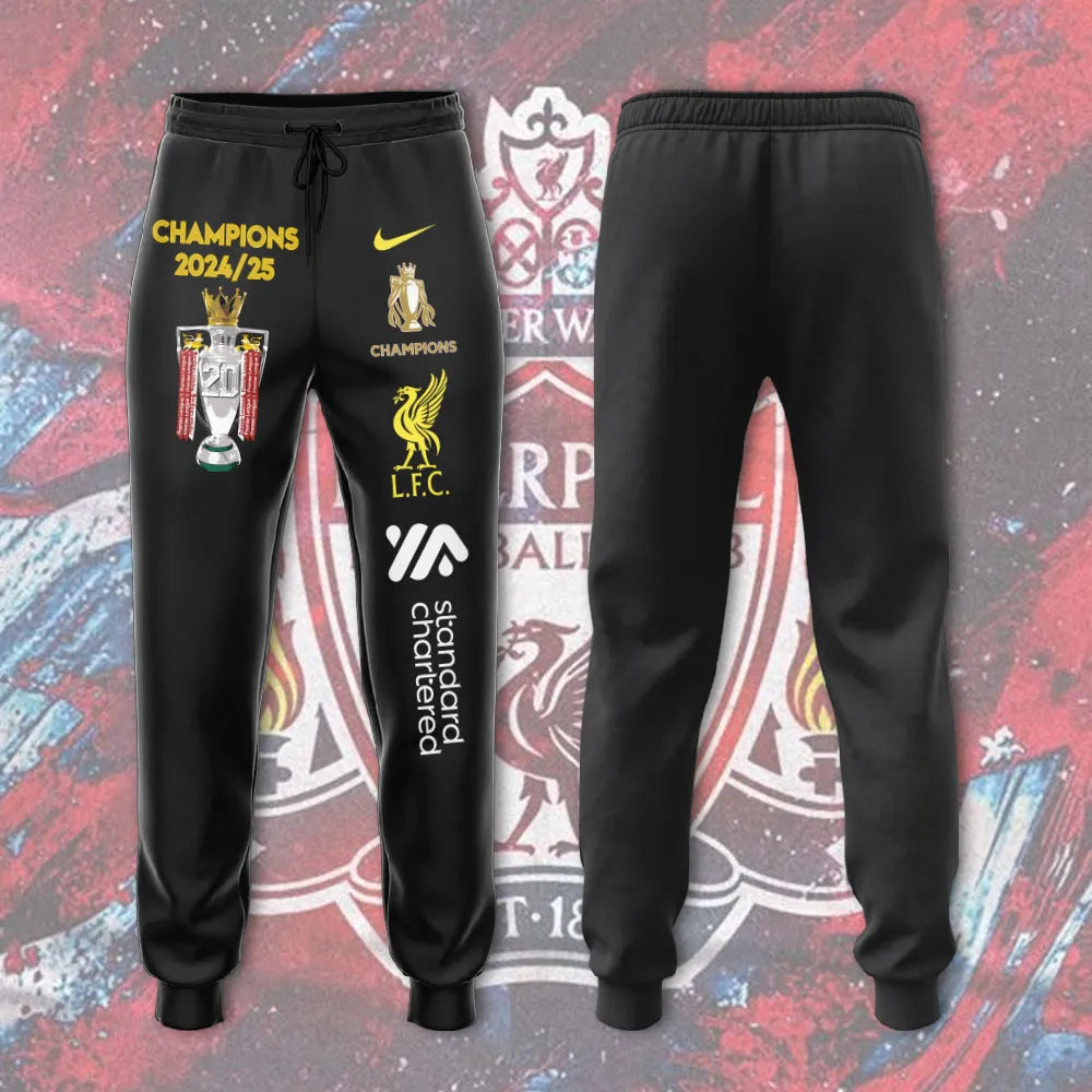 Liverpool FC 2024/25 Premier League Champions 3D Apparel – HOATT 10132