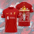 Liverpool FC 2024/25 Premier League Champions 3D Apparel – HOATT 10867