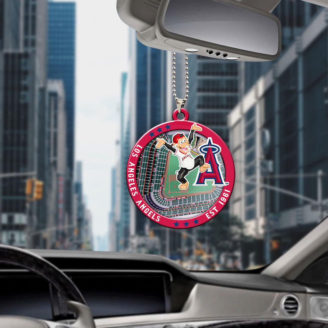 Los Angeles Angels Custom shape 2-sided Acrylic Car Ornament – HOATT13044