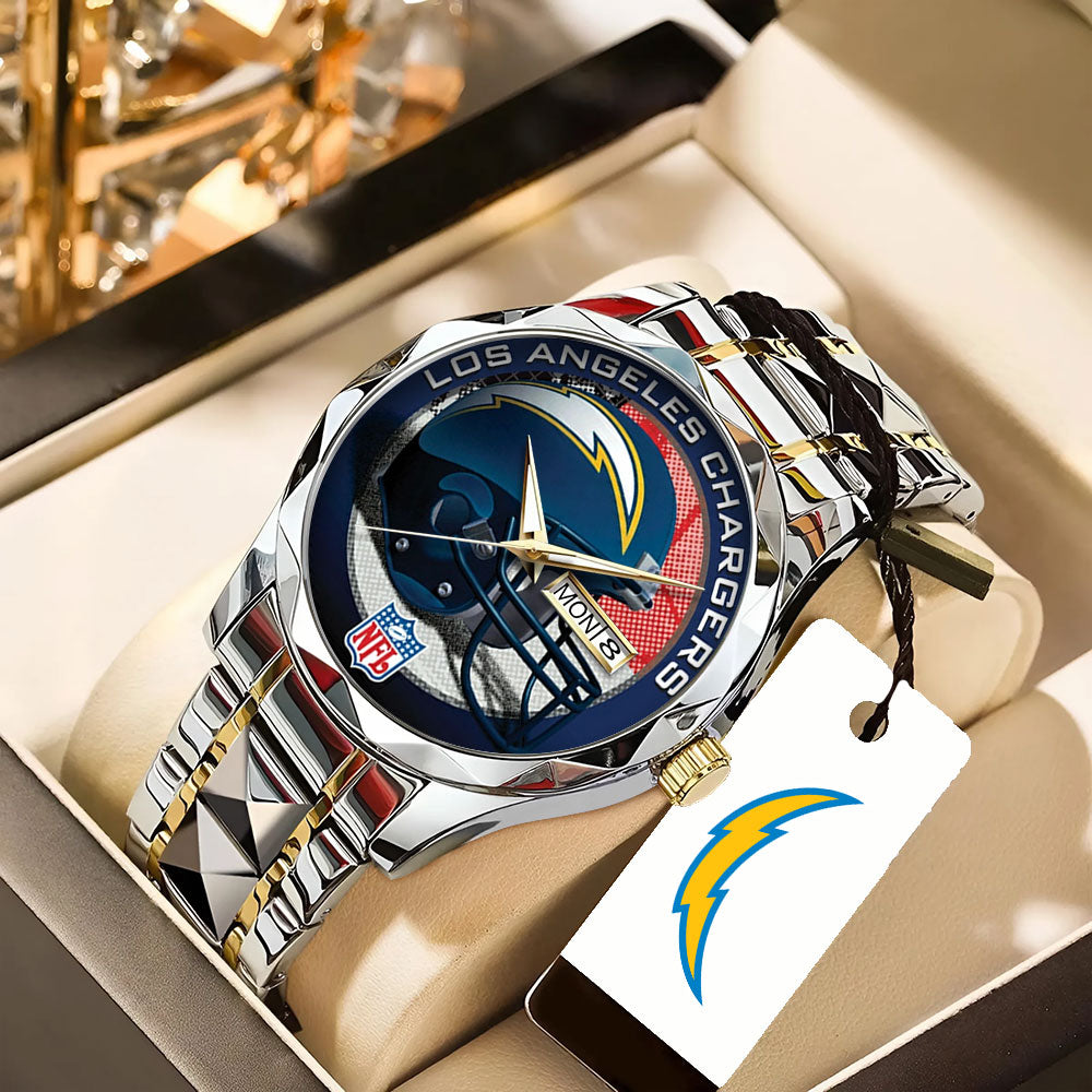 Los Angeles Chargers Alloy Luxury Quartz Watch – TANTN16330