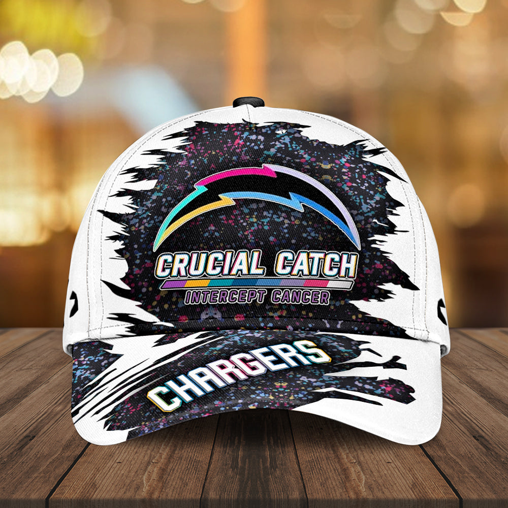 Los Angeles Chargers x Crucial Catch Intercept Cancer Classic Cap – MAITM12964