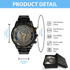 Los Angeles Dodgers 2025 Black Stainless Steel Watch – TANTN16145