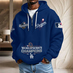 Los Angeles Dodgers 2025 World Series Champions 3D Unisex Waffle Hoodie – HOATT14995