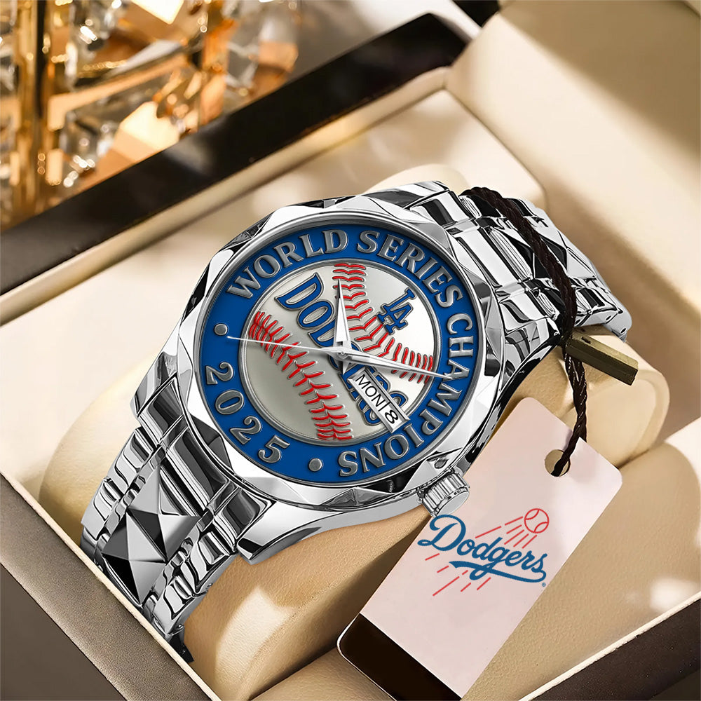 Los Angeles Dodgers Alloy Luxury Quartz Watch – TMTHU1903