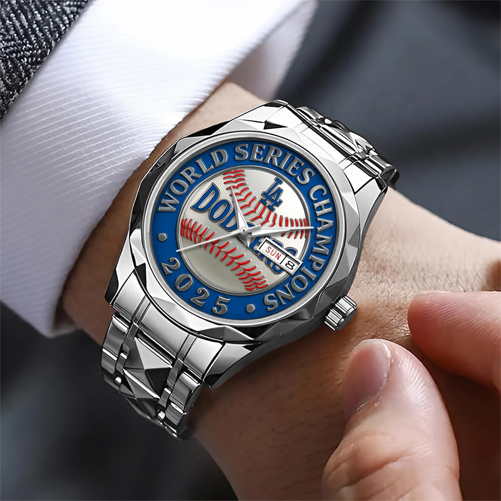 Los Angeles Dodgers Alloy Luxury Quartz Watch – TMTHU1903