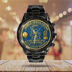 Los Angeles Dodgers World Series 2025 Black Stainless Steel Watch – TANTN18189
