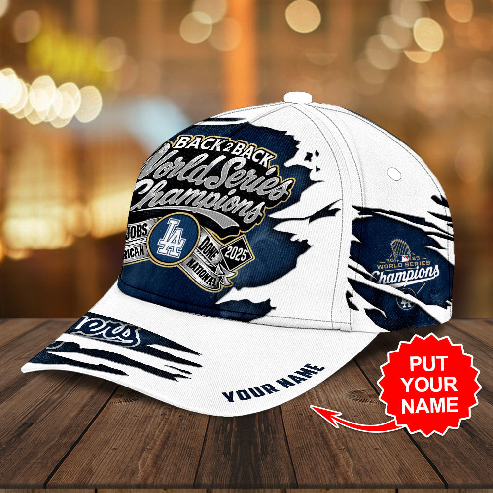 Personalized Los Angeles Dodgers World Series 2025 Classic Cap – TANTN22108