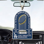 Los Angeles Dodgers World Series 2025 Custom shape 2-sided Acrylic Car Ornament – TANTN19652