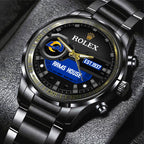 Los Angeles Rams x Rolex Black Stainless Steel Watch – MAITM13213