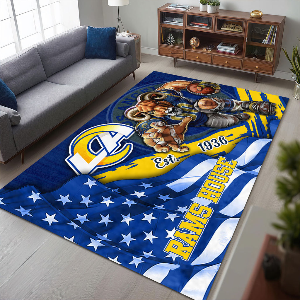Los Angeles Rams Rectangular Rug – HOATT13168