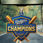Los Angeles Dodgers Custom shape 2-sided Acrylic Car Ornament – TMTHU1866