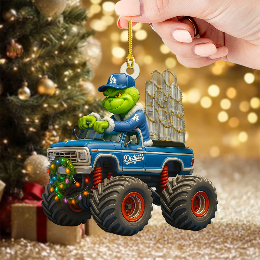 Los Angeles Dodgers Custom Shape 2-sided Acrylic Ornament – TMTHU2462