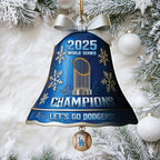 Los Angeles Dodgers 2025 World Series Champions Custom Shape 2-sided Acrylic Ornament – HOATT14950