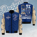 Los Angeles Dodgers 2025 World Series Champions 3D Bomber Jacket – HOATT14302