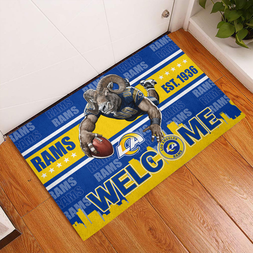Los Angeles Rams Custom Doormat – HOATT12847