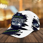 Seattle Seahawks 2025 NFC West Champions Classic Cap – MAITM14340