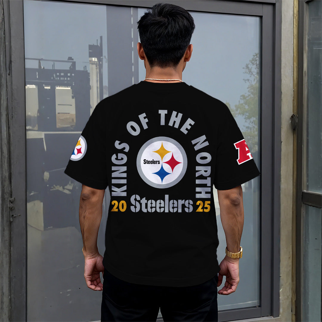 Pittsburgh Steelers 2025 AFC North Champions 3D Apparel – MAITM14342