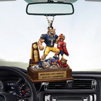 Montana State Bobcats Football 2025 National Champions Custom shape 1-sided Acrylic Car Ornament – MAITM14375
