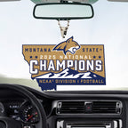 Montana State Bobcats Football 2025 National Champions Custom shape 1-sided Acrylic Car Ornament – MAITM14386