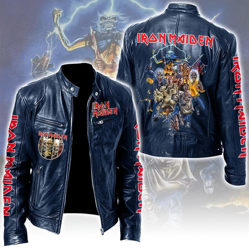 Iron Maiden Motorcycle Leather Jacket – MAITM15503