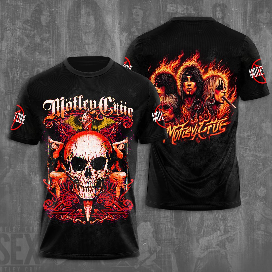 Mötley Crüe 3D Apparel – NGHIAVT 1455