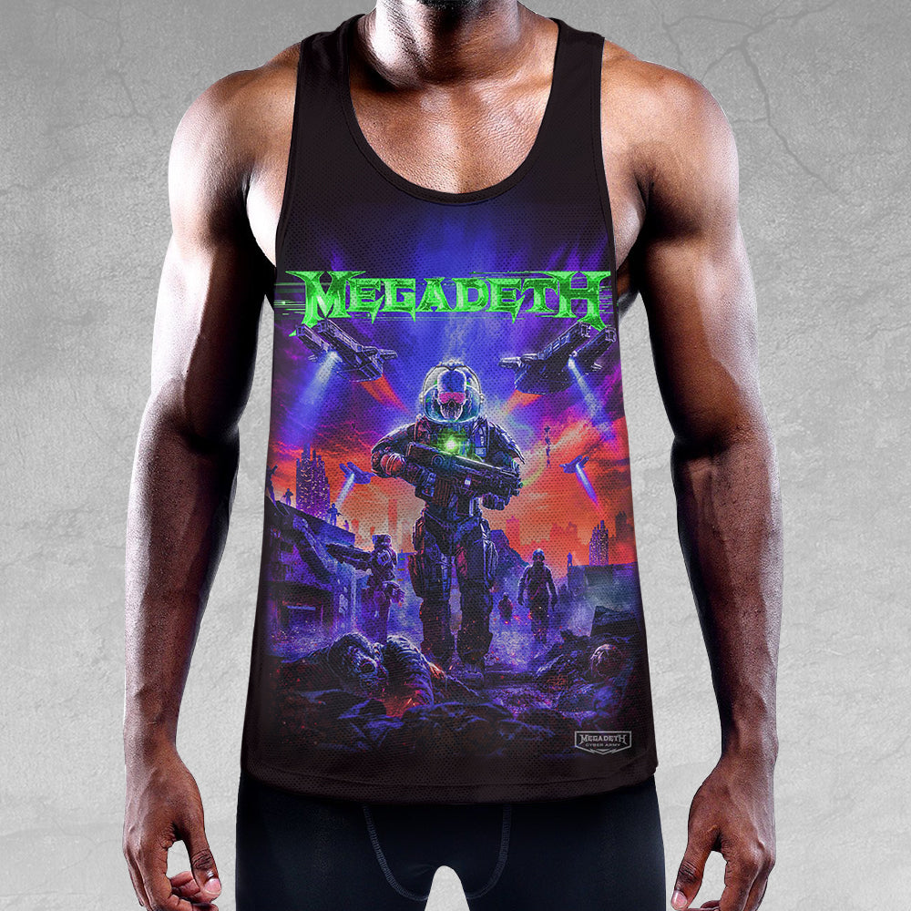 Megadeth Band Y-Back Muscle Tank Top – TMTHU 092