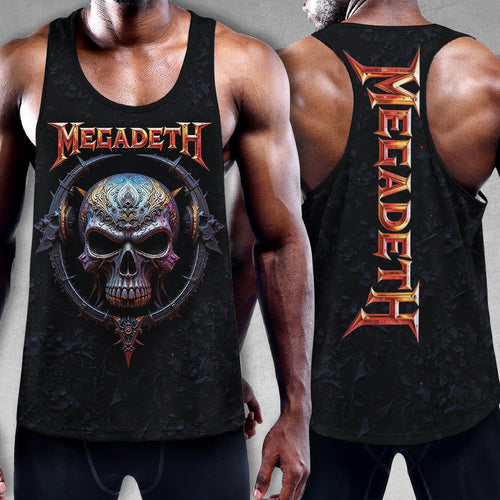 Megadeth Band Y-Back Muscle Tank Top – TMTHU 379