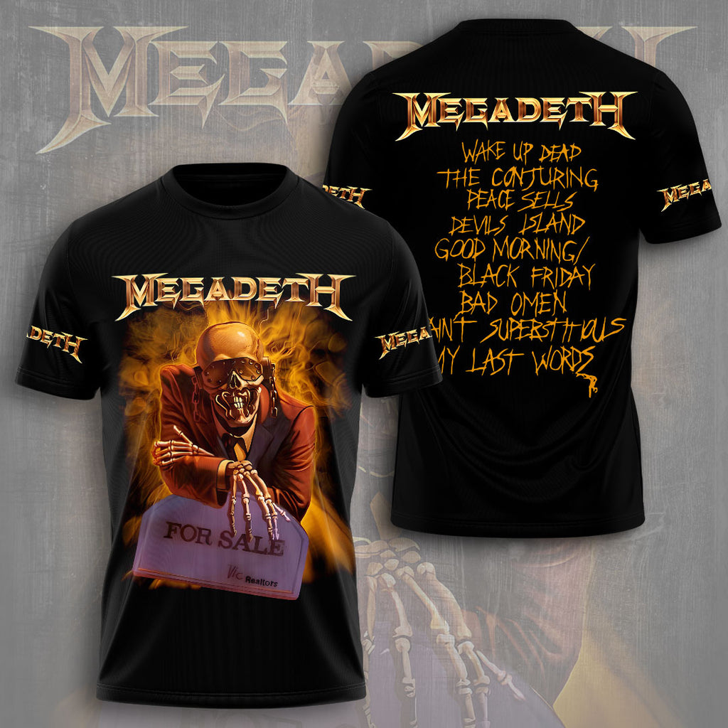 Megadeth 3D Apparel – TMTHU1167