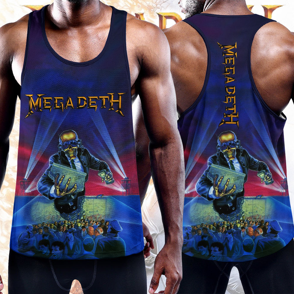 Megadeth Y-Back Muscle Tank Top – TMTHU514