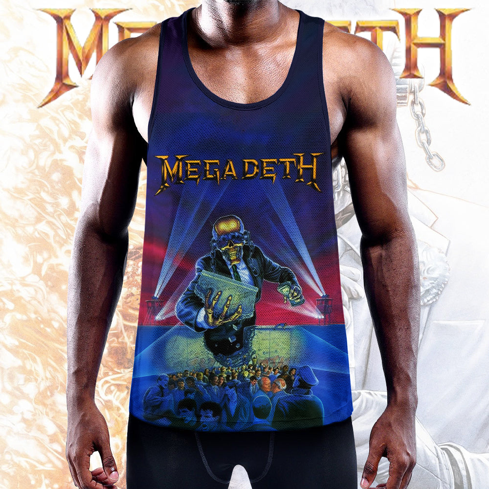 Megadeth Y-Back Muscle Tank Top – TMTHU514