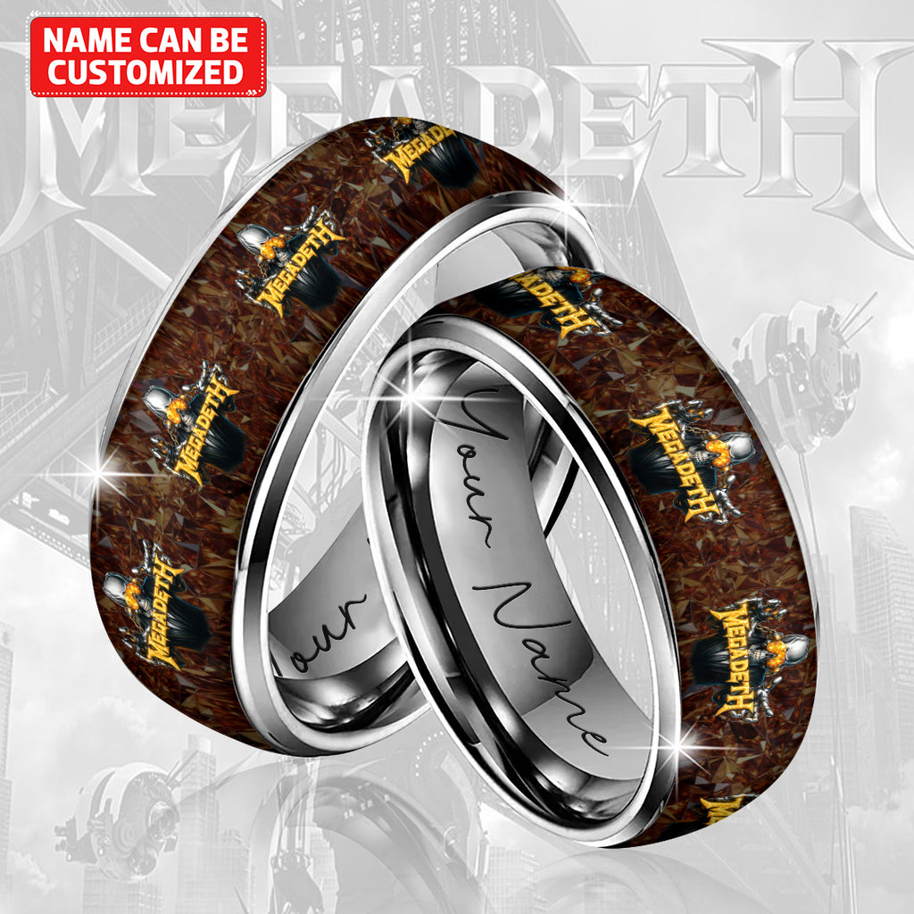 Personalized Megadeth Band Custom Alloy Ring – TMTHU 093