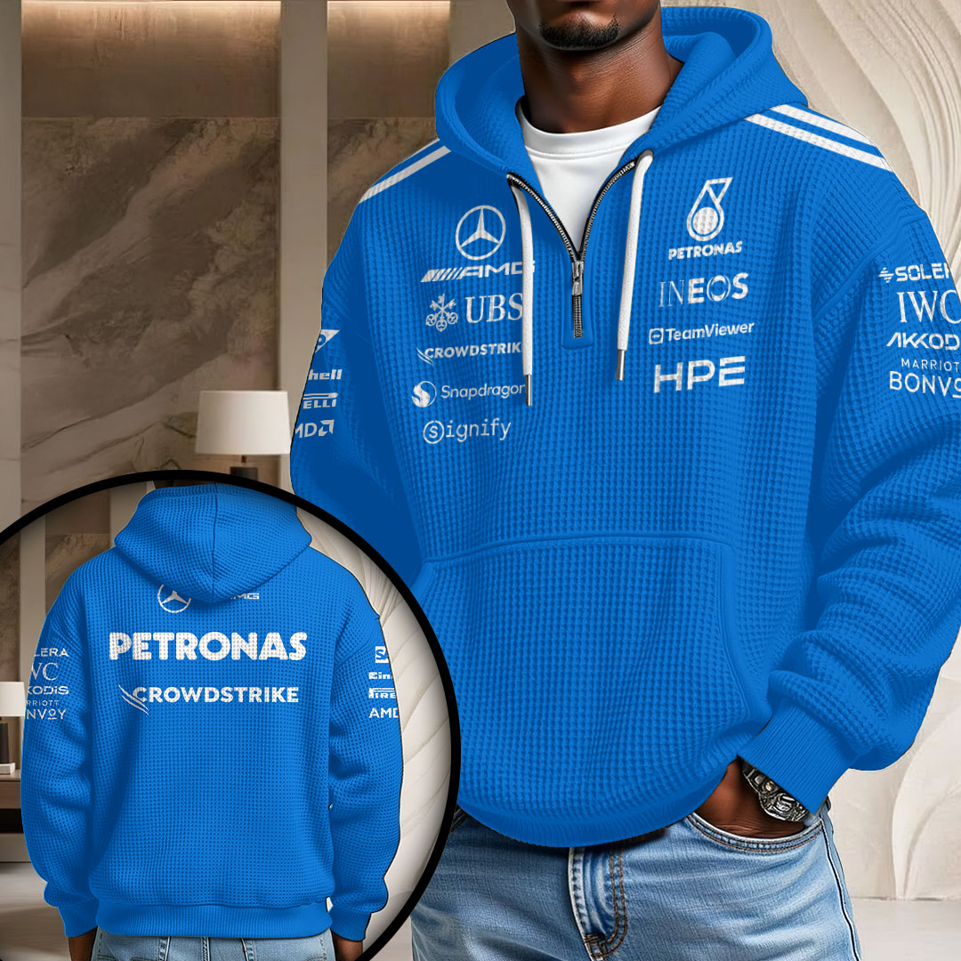 Mercedes AMG Petronas F1 Team 3D Unisex Waffle Hoodie – TANTN23934