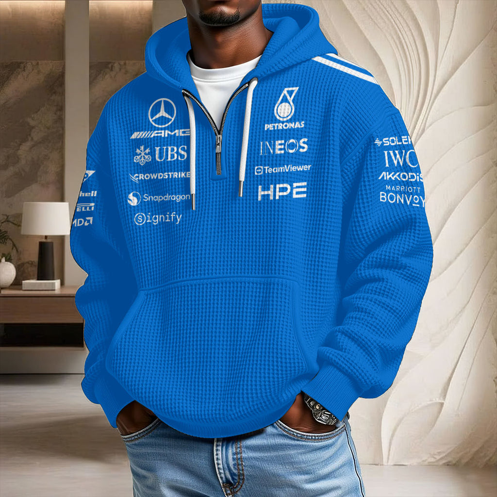 Mercedes AMG Petronas F1 Team 3D Unisex Waffle Hoodie – TANTN23934