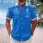 Mercedes AMG Petronas F1 Team Short Sleeve Button-Down Shirt – TANTN23748