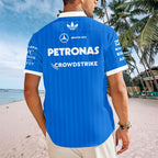 Mercedes AMG Petronas F1 Team Short Sleeve Button-Down Shirt – TANTN23748