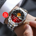 Personalized Manchester United Alloy Luxury Quartz Watch – TANTN15463