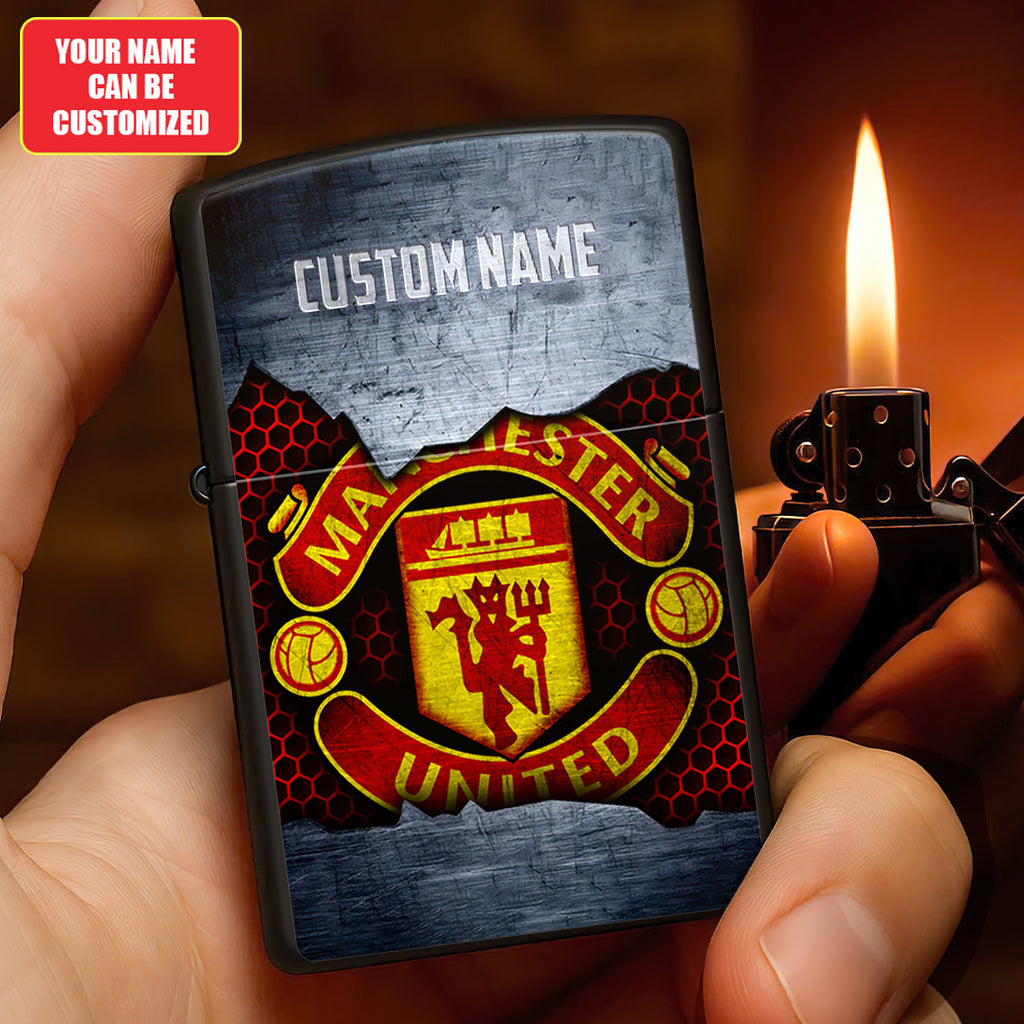 Personalized Manchester United Zippo Lighter Case (No Insert) – TANTN16394