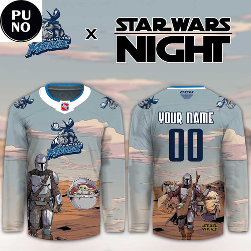 Manitoba Moose x Star Wars Night 2026 Personalized Hockey Jersey