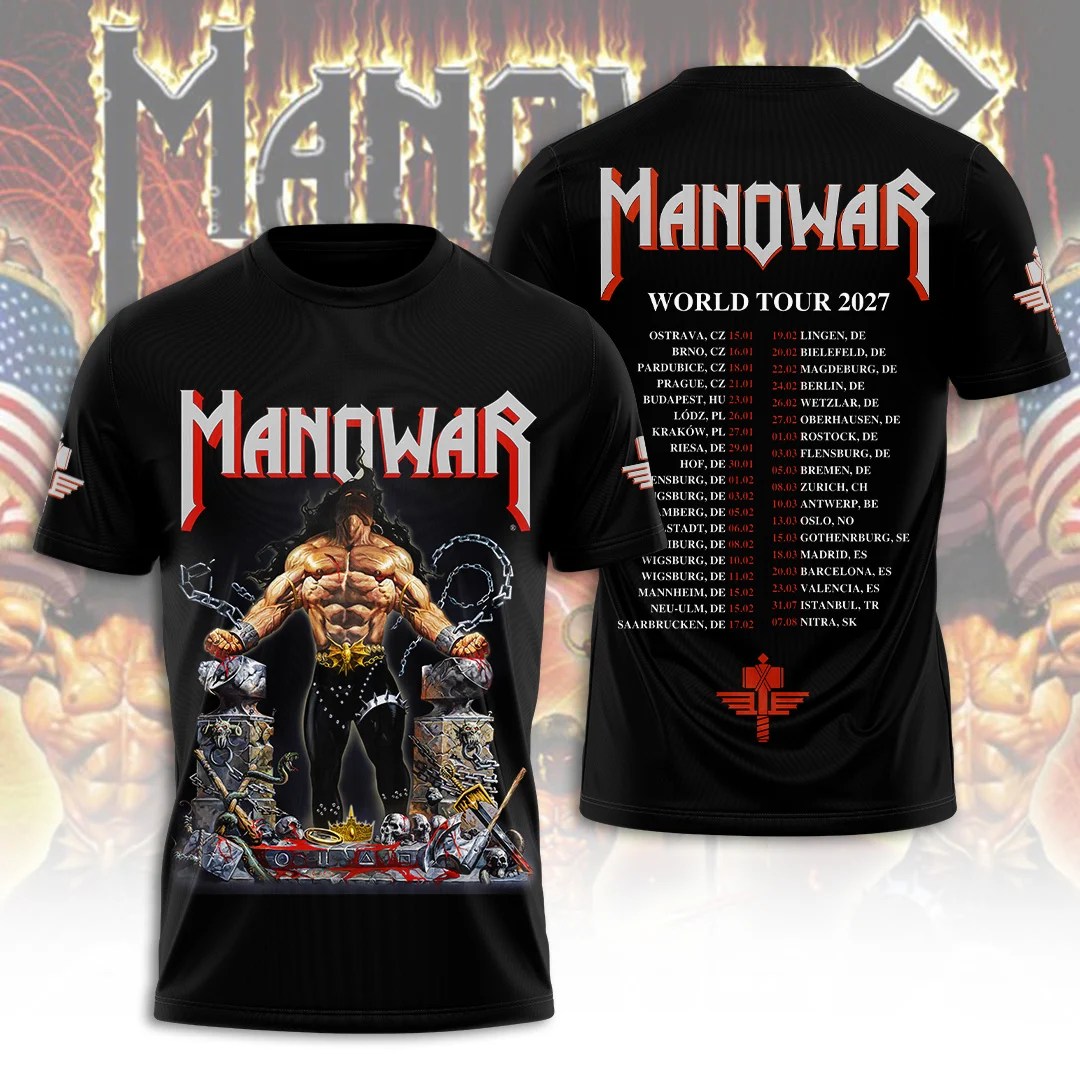 Manowar Tour 2027 3D Apparel – TANTN25093