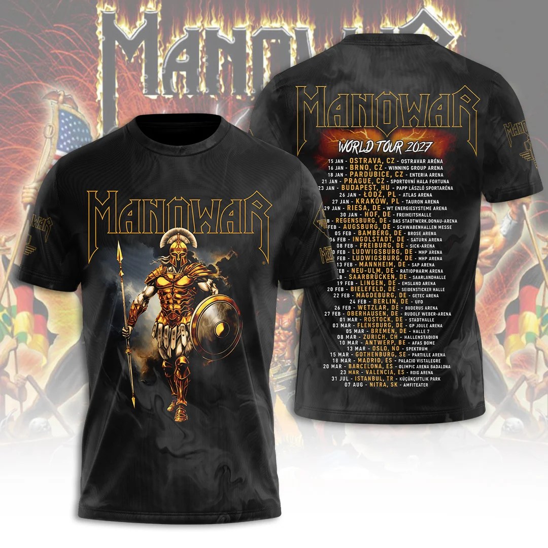 Manowar Tour 2027 3D Apparel – TANTN25092