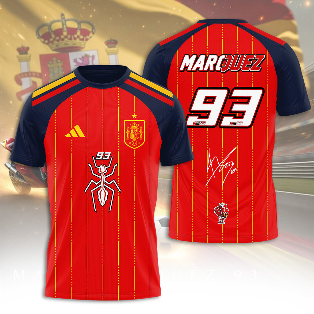 Marc Márquez x Spain National Football 3D Apparel – TANTN24253