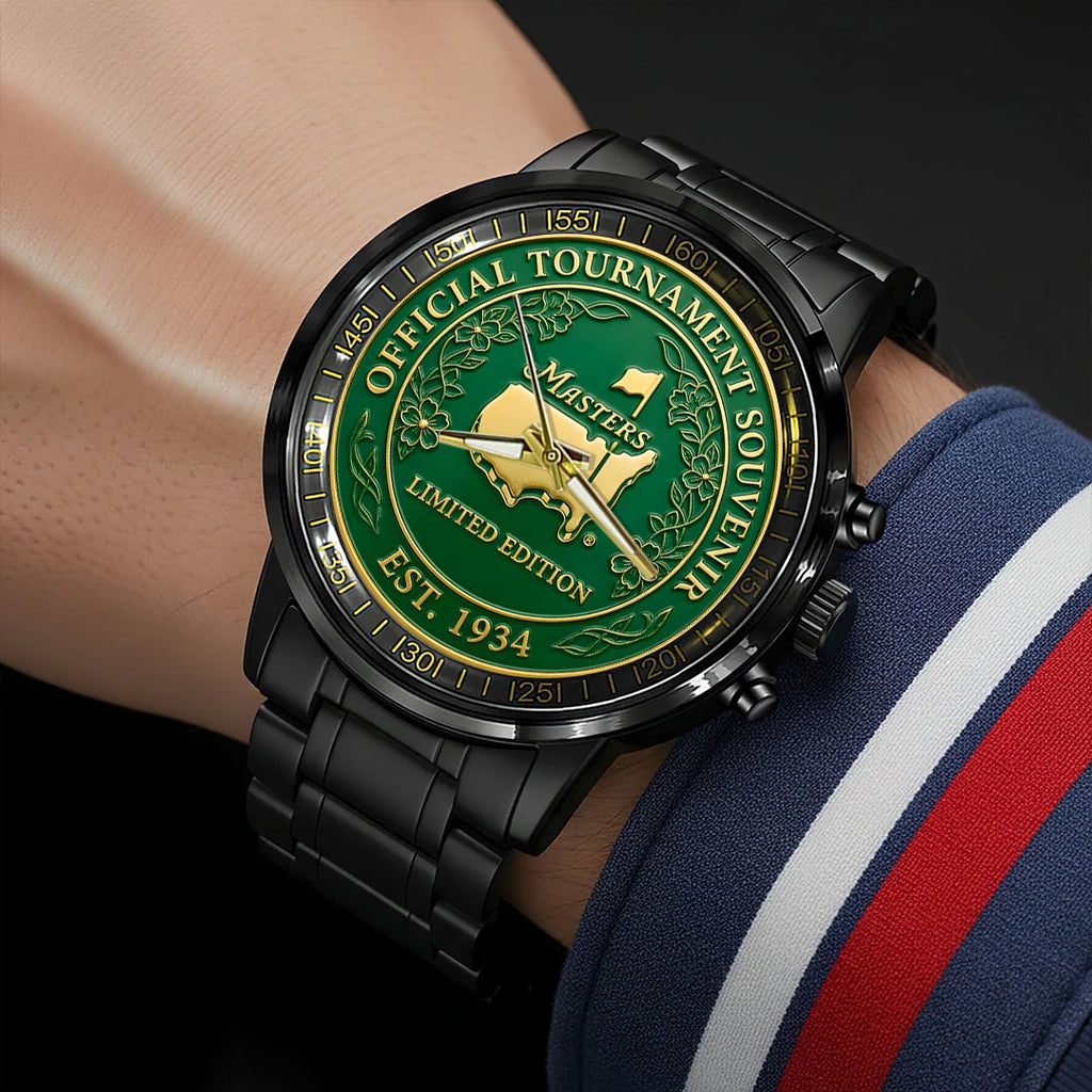 Masters Tournament Black Stainless Steel Watch – HOATT17304