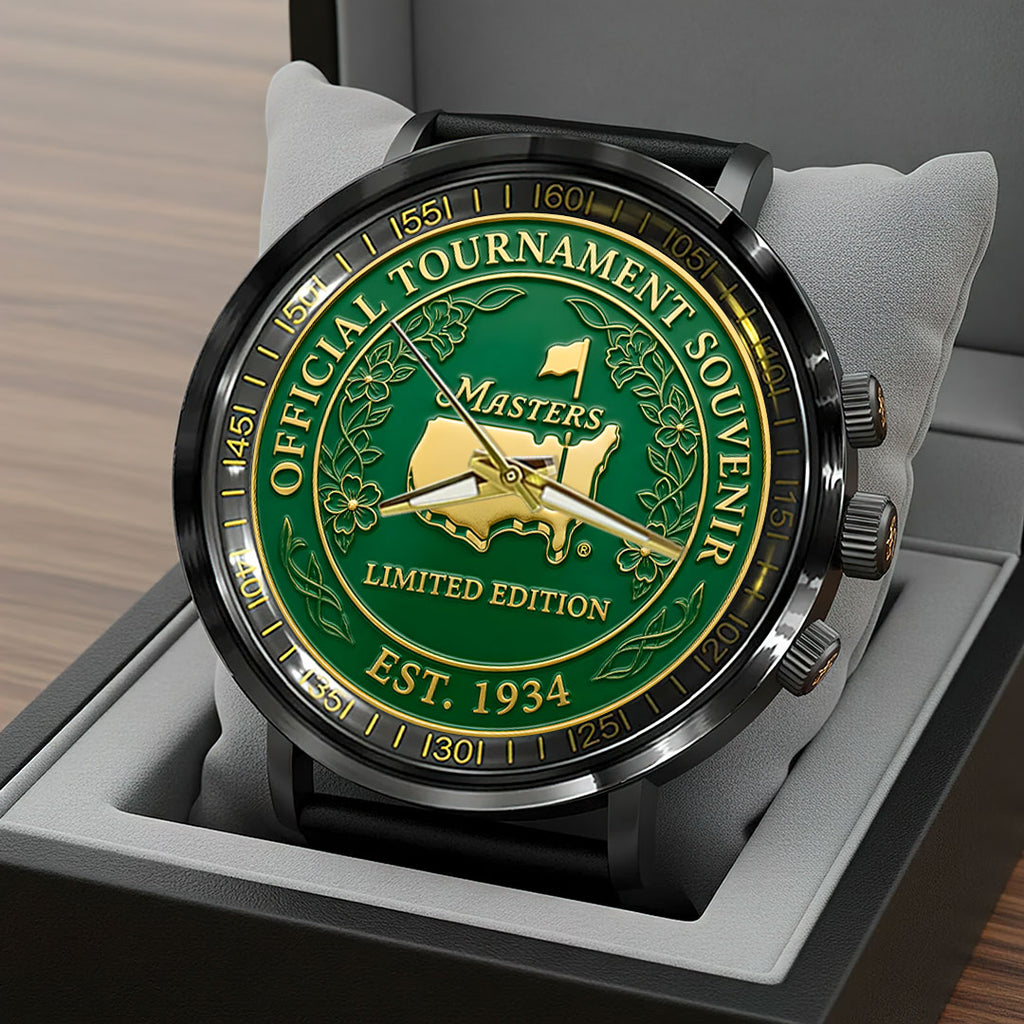 Masters Tournament Black Stainless Steel Watch – HOATT17304