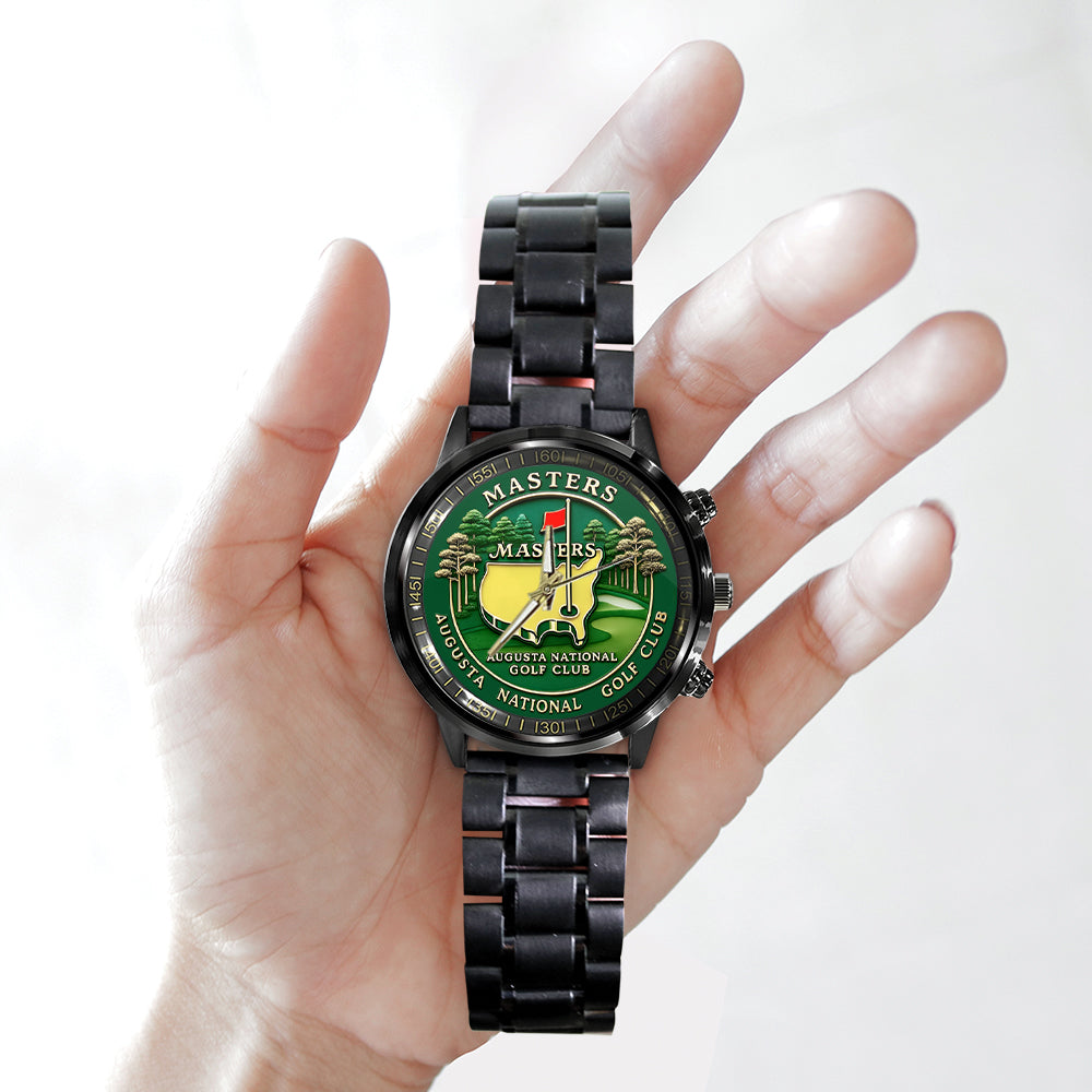 Masters Tournament Black Stainless Steel Watch – MAITM 10741
