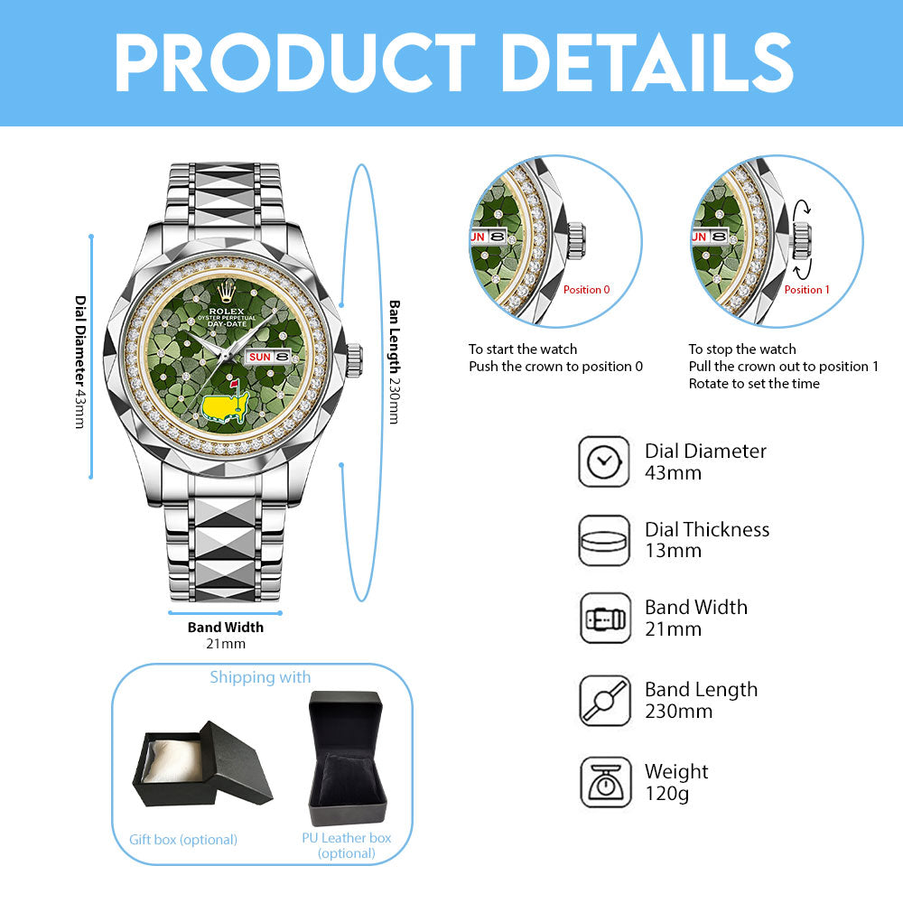 Masters Tournament x Rolex Alloy Luxury Quartz Watch – MAITM14981
