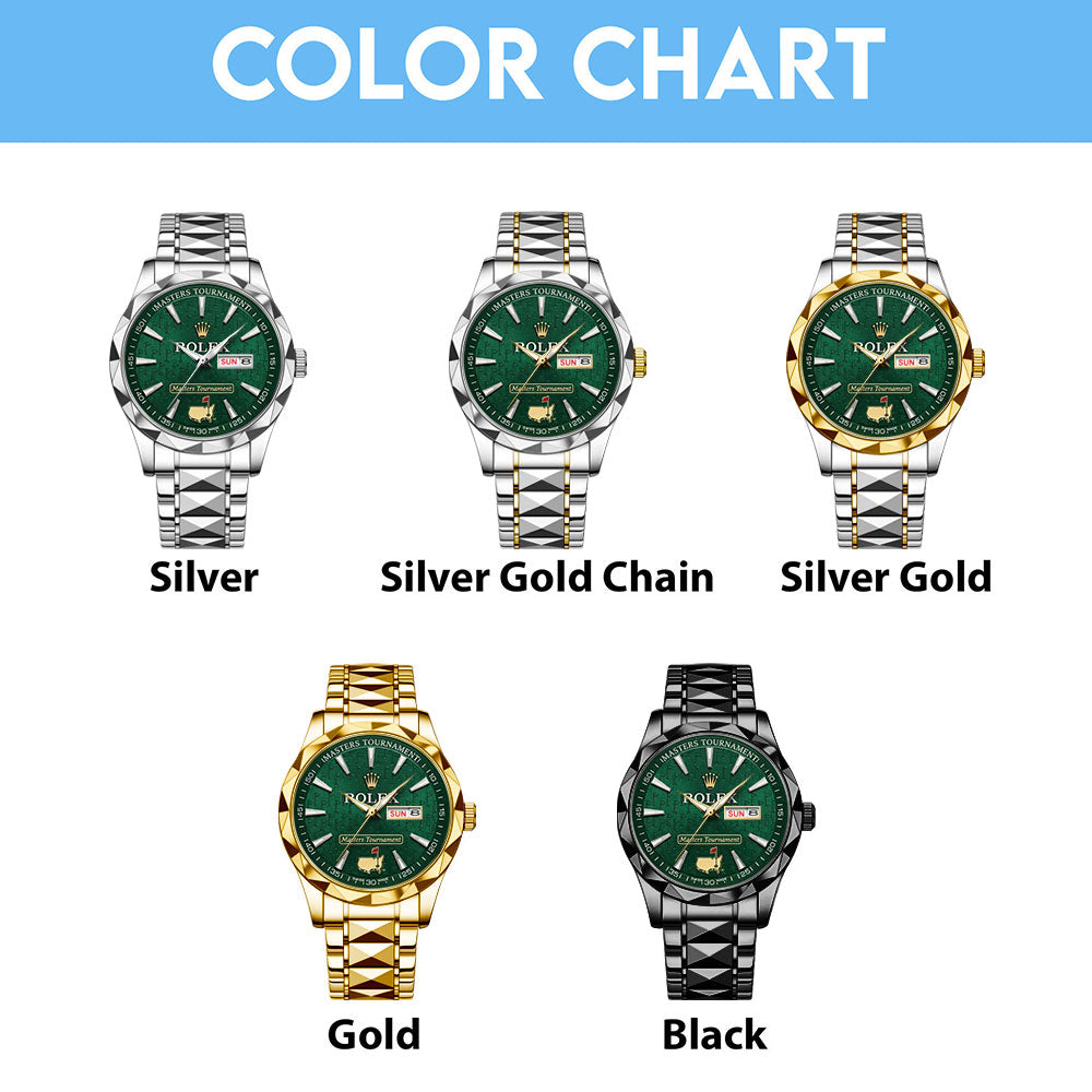 Masters Tournament x Rolex Alloy Luxury Quartz Watch – TMTHU5184