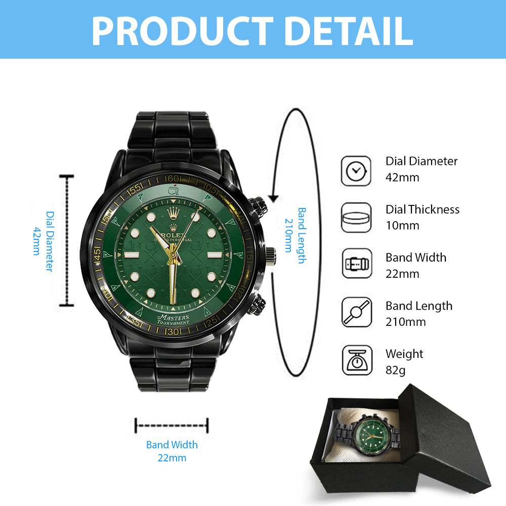 Masters Tournament x Rolex Black Stainless Steel Watch – TMTHU4972